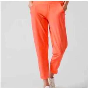 NWT Athleta Brooklyn Ankle Pant Plus Size 24 Bight Coral/Orange Active